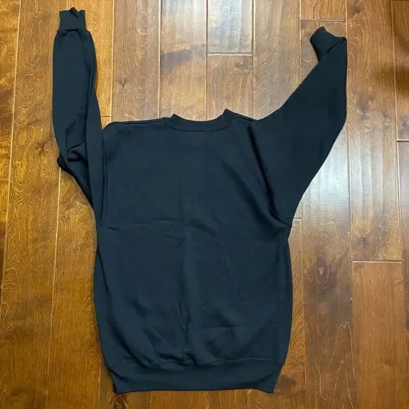 Onieta Vintage Y2K UPN Network TV Crewneck Sweatshirt Black Men's Size Medium - Picture 5 of 8